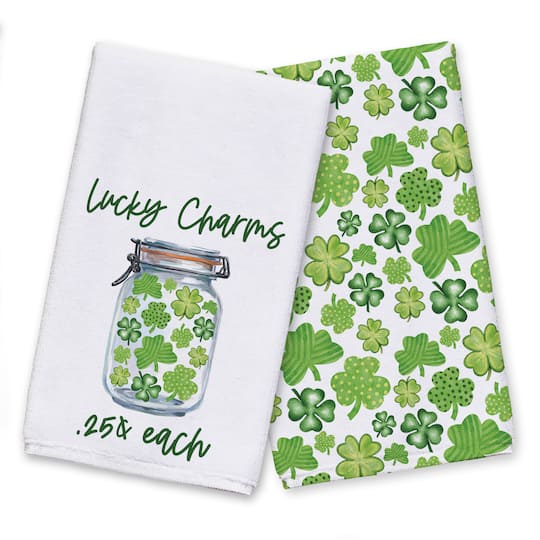 Lucky Charms Jar Tea Towel Set